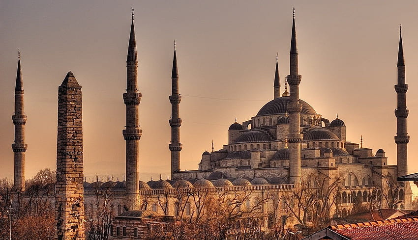 Hagia Sofia, mosquée, Istanbul, Turquie, architecture, Sainte-Sophie Fond d'écran HD