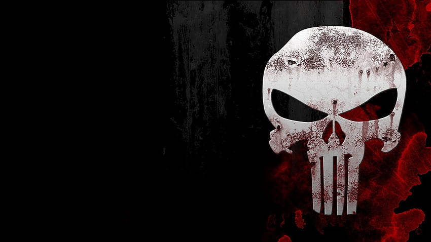 Главен офис на логото на черепа Punisher HD тапет