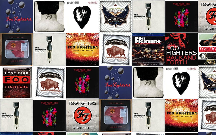 Foo Fighters Renk Şekil Hiçbir Şey Yok HD duvar kağıdı