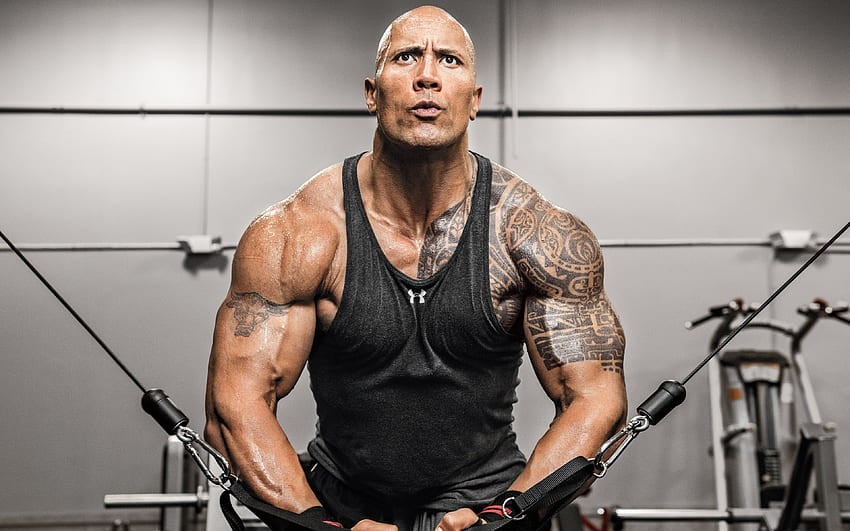The Rock Actor Gym Exercise Workout – Byte HD wallpaper