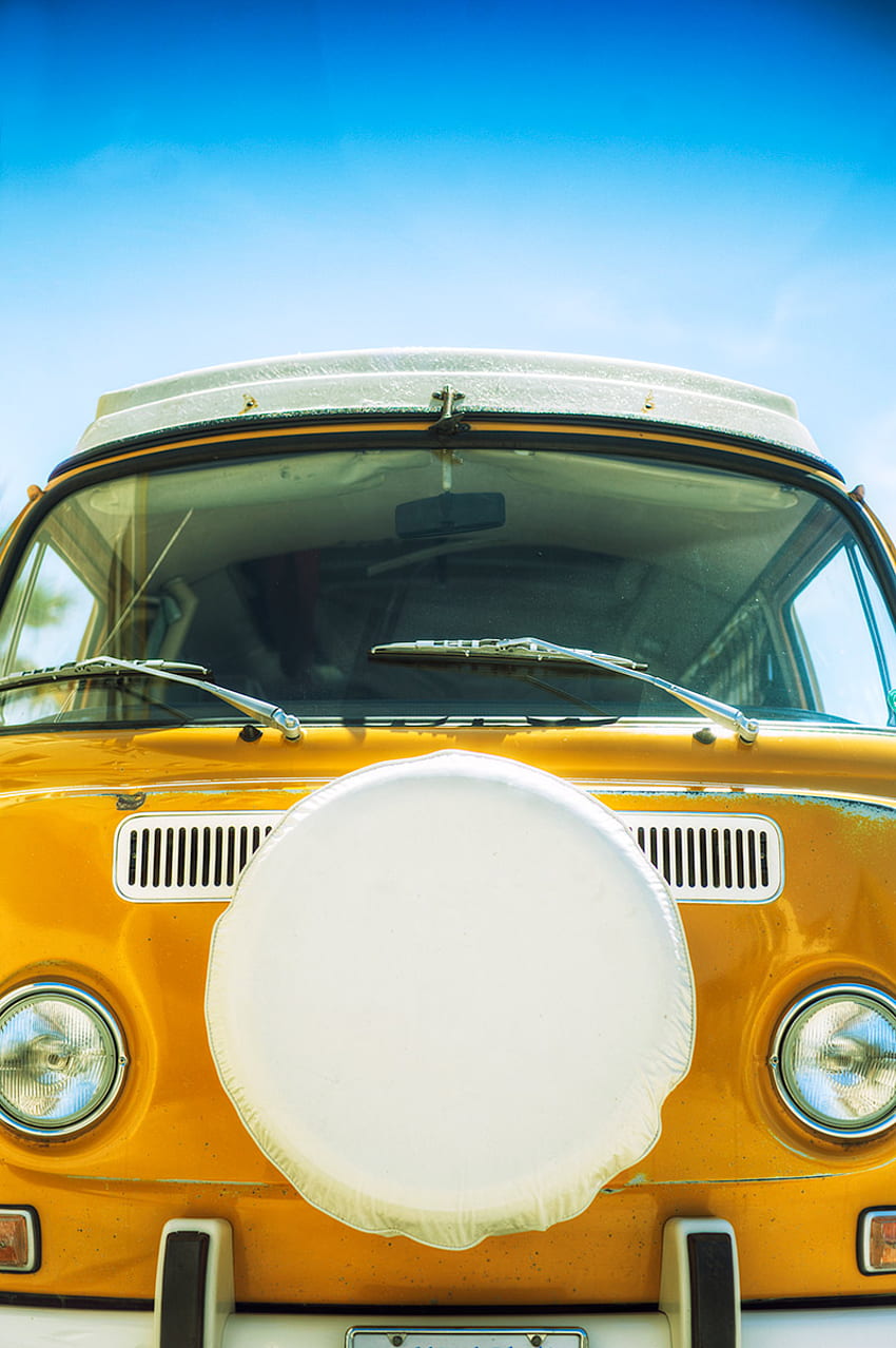 Yellow Volkswagen Westfalia Camper Bus In Newport Beach - Volkswagen Type 2 - -, Volkswagen Bus iPhone HD phone wallpaper