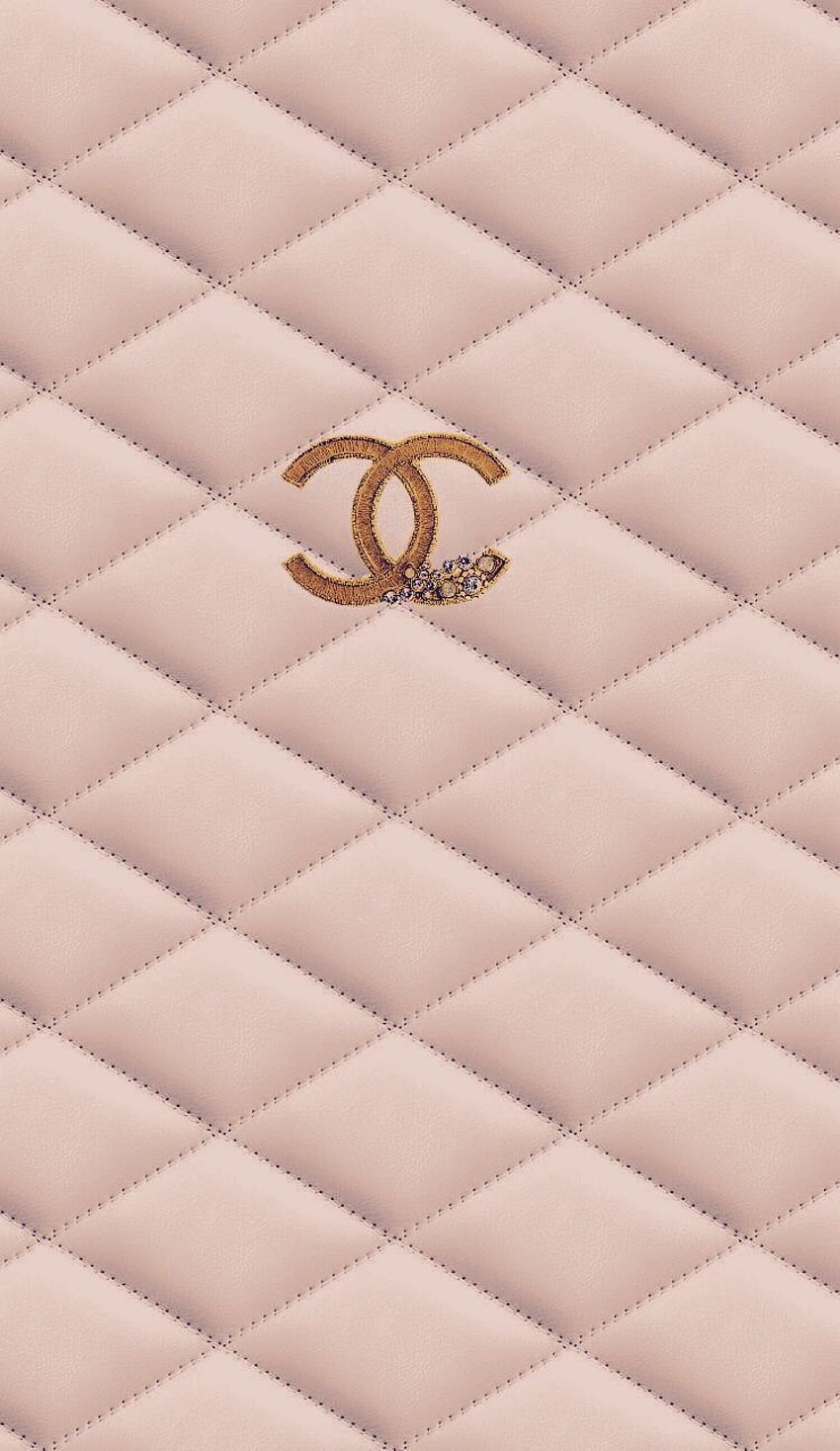 Chanel // Fond d'ecran // iPhone // Tendance // Fashion // Life Style iPhone 6s Plus. Chanel , Gold background, Rose gold, Simple Leather 6 HD phone wallpaper