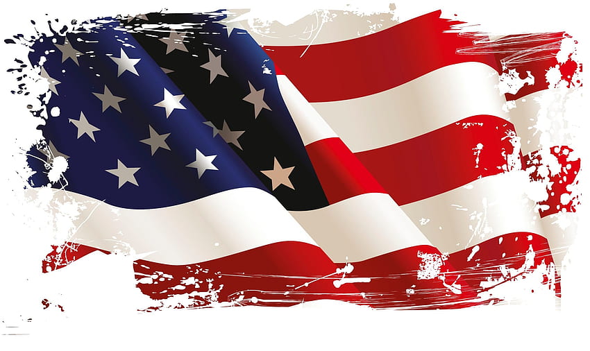 powerpoint latar belakang bendera amerika, American Flag Cool Wallpaper HD