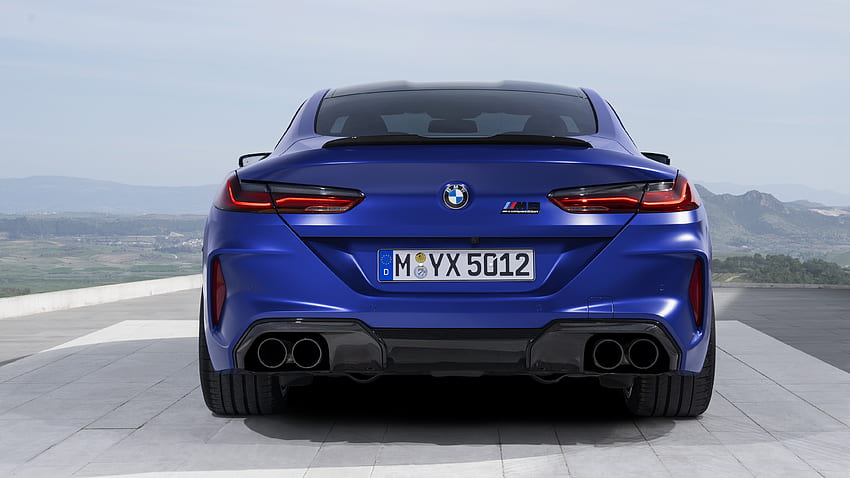 Bmw M8 Competition Cup 2019 Blue Back View HD wallpaper