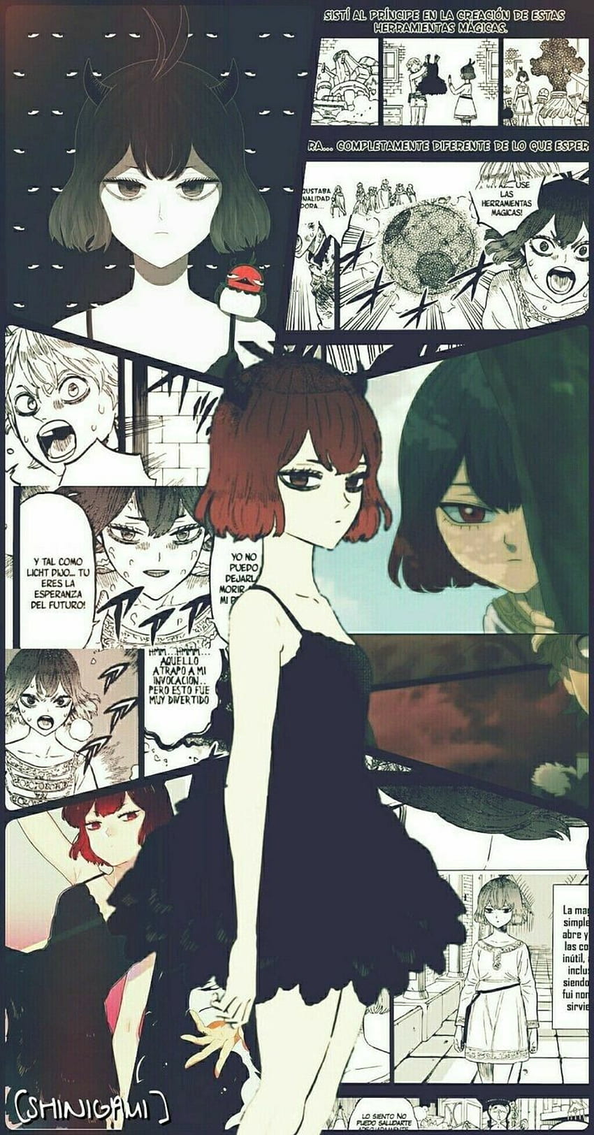 Anime-Welt. Schwarzklee-Manga, Schwarzklee-Anime, Anime, Nero Black Clover HD-Handy-Hintergrundbild