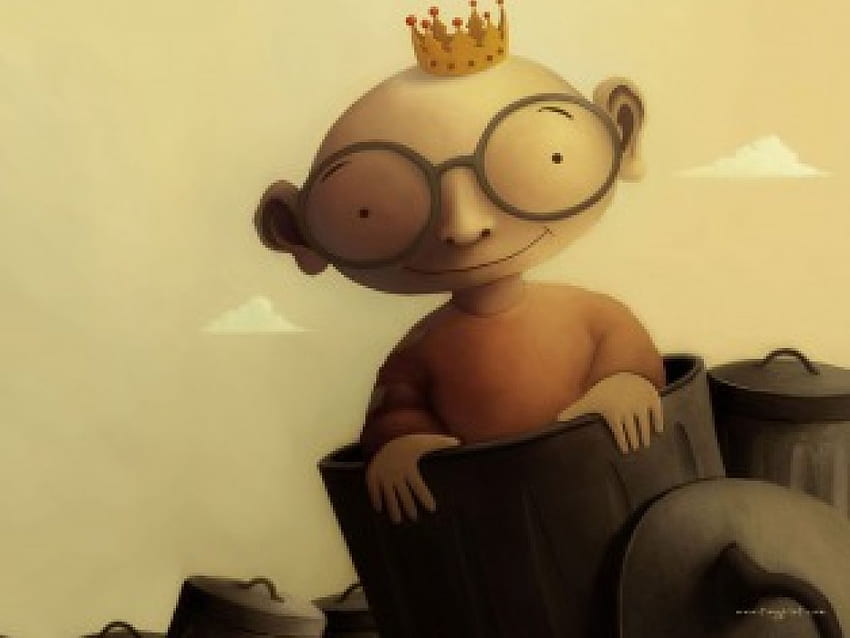 King Of Trash, cartoon, 3d, kotrash HD wallpaper