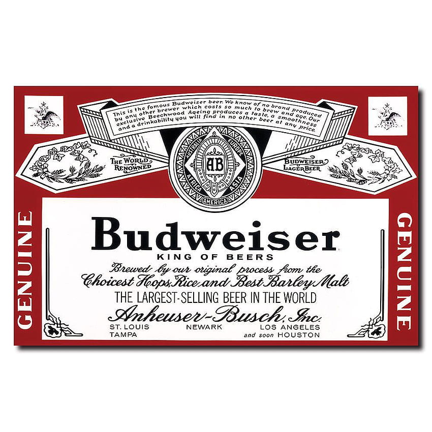 milton jose goncalves on Budwieser in 2021. Budweiser, Beer logo, Trademark fine art HD phone wallpaper