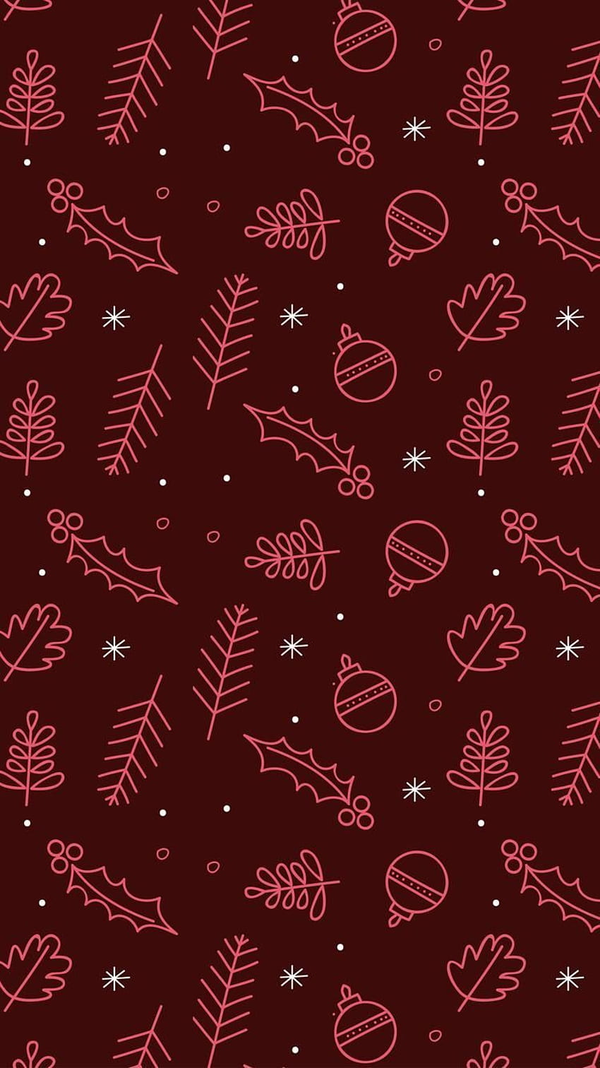 Scarlet Maroon Red Christmas Theme . Fondos De Navidad Para Iphone, Fondo De Pantalla Navideño, Papel Tapiz Rojo, Disney Holiday HD phone wallpaper