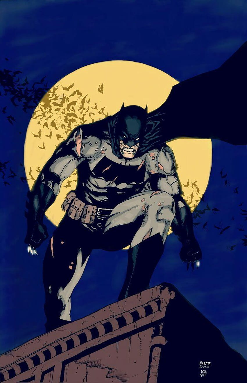 Dark Knight Returns von arissuparmanart. Batman-Grafik, Batman, Dark Knight kehrt zurück, The Dark Knight Returns HD-Handy-Hintergrundbild