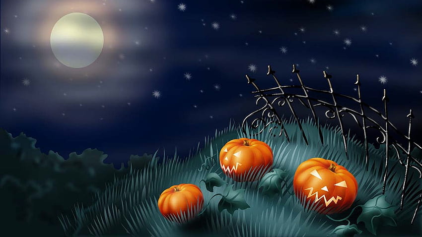 Best halloween night background. HD wallpaper