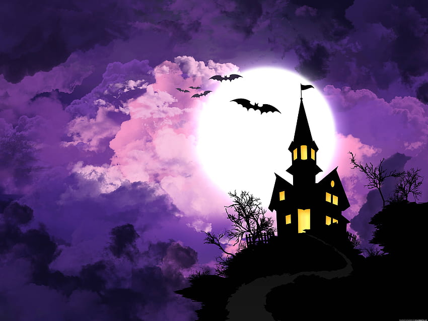 Casa Assombrada, Casa Assombrada Halloween papel de parede HD