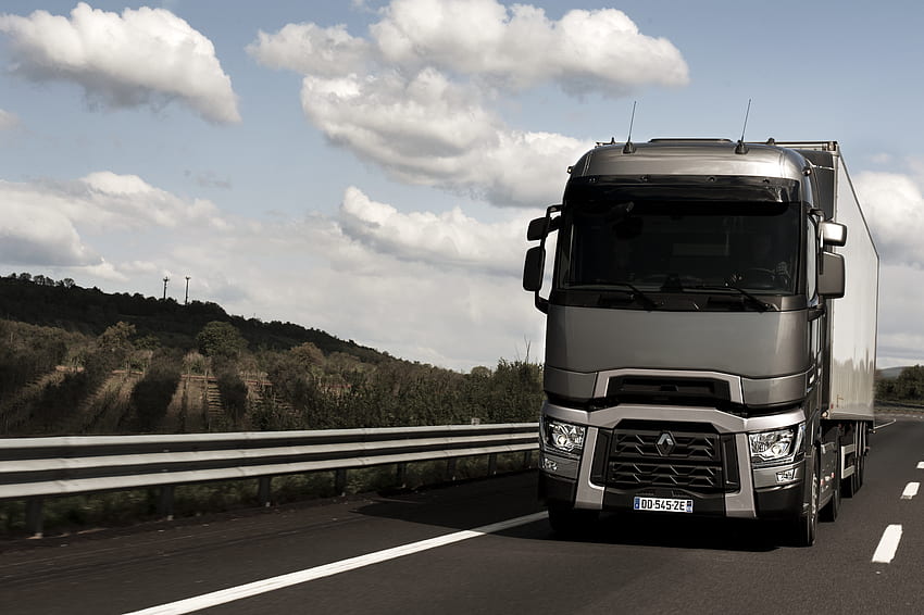 SEMI トラック トラクター トレーラー 輸送 ビッグリグ 輸送 大型トラック 車両、ルノー トラック 高画質の壁紙
