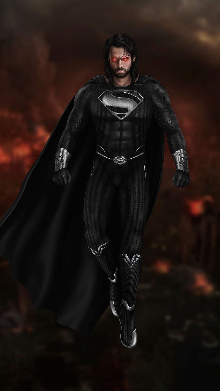 Superman Heat Vision DC Superhero 4K wallpaper download