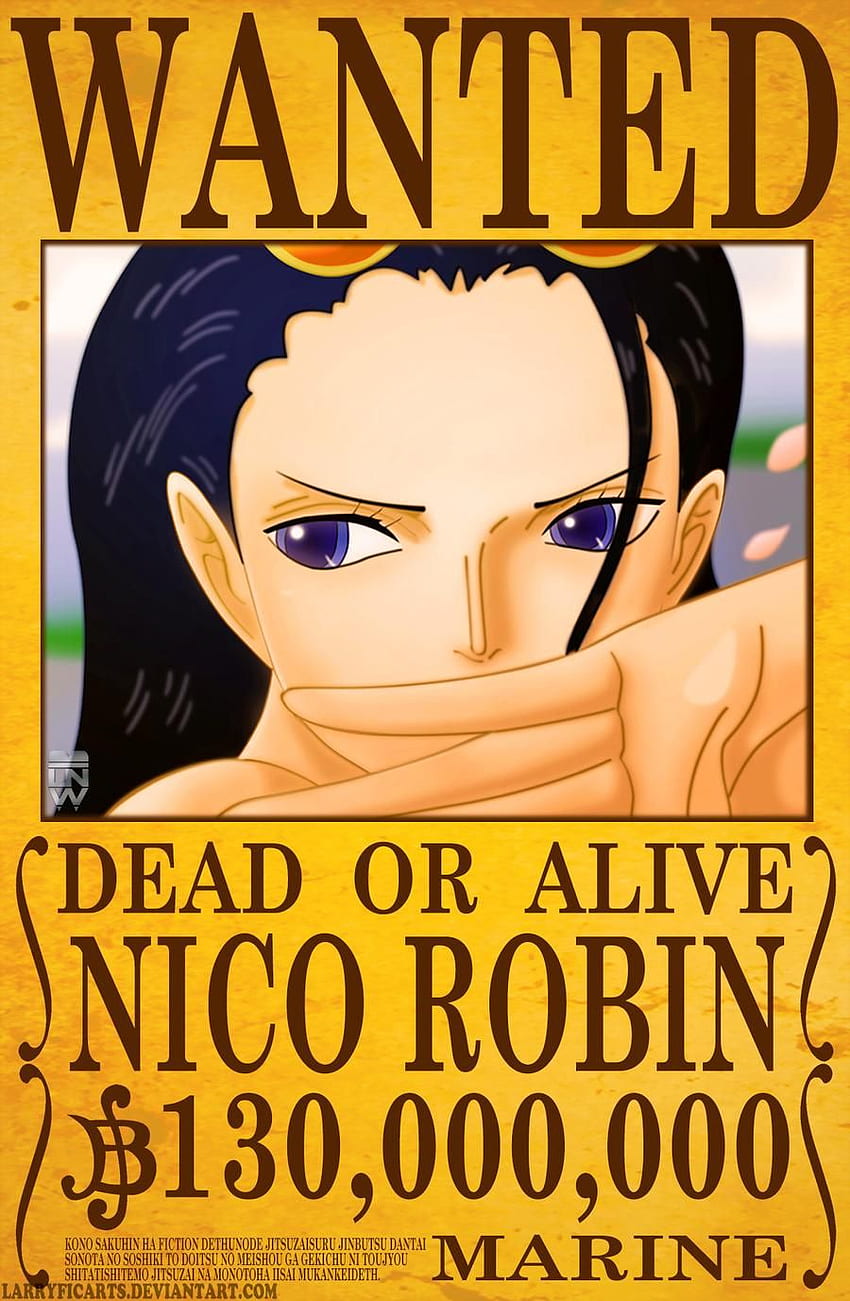 Un pezzo anime, Nico Robin Bounty Sfondo del telefono HD