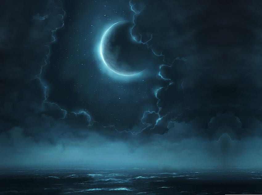 Mystical Night Sky, Magical Night Sky HD wallpaper