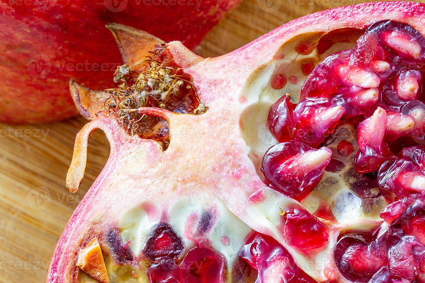 Sliced fresh pomegranate macro capture suitable as backgorund or . 2394913 Stock at Vecteezy, Pomegranate Fruit HD wallpaper