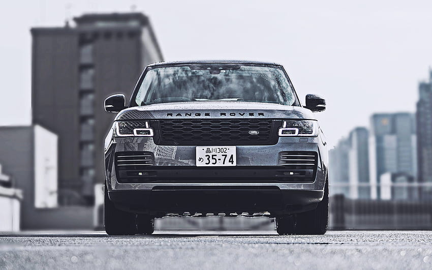 Range Rover Vogue, มุมมองด้านหน้า, รถยนต์ปี 2021, L405, SUV, JP-spec, รถหรู, 2021 Range Rover Vogue, Range Rover วอลล์เปเปอร์ HD