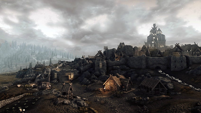 The Elder Scrolls V: Skyrim, Mapa de Skyrim fondo de pantalla