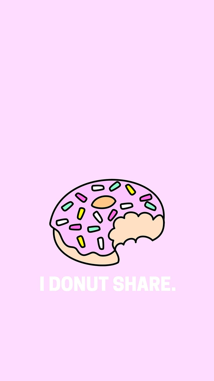 I Donut Share . The Paper Mama. Bloglovin', Donut Drip HD phone wallpaper