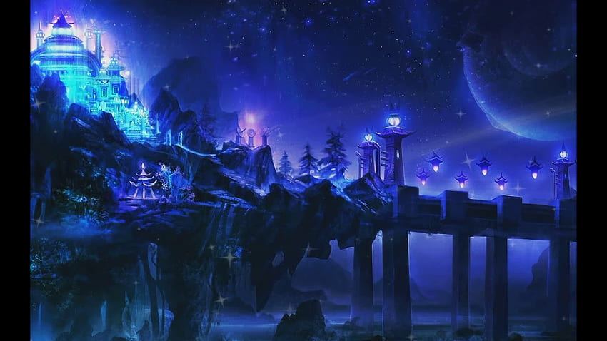 Красива магическа фентъзи земя - фонови цикли на анимационно видео, Magical Mystical HD тапет