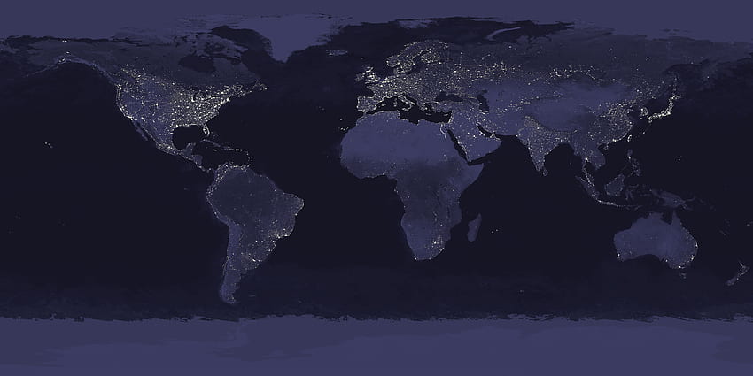 night, Earth, maps - HD wallpaper