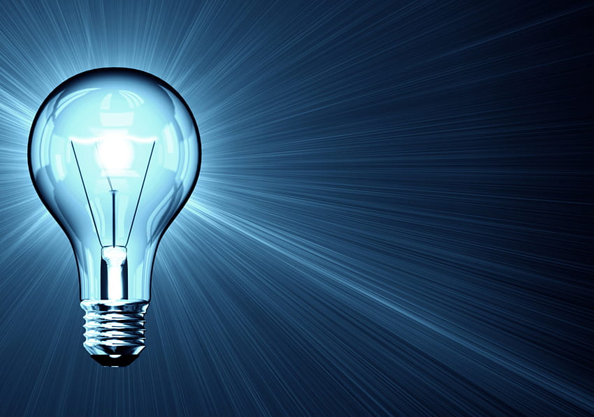 Electrical Engineer . Blue light bulb, Electric bulb, Light bulb HD wallpaper