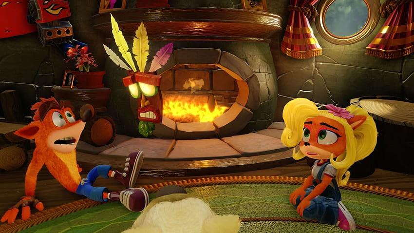 Crash Bandicoot 3, Coco Bandicoot'ta Oro ve Platino'nun emanetleri gibi HD duvar kağıdı