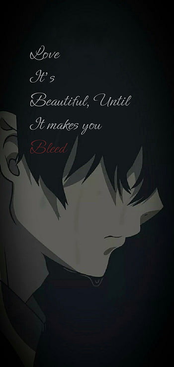 anime love quote wallpapers