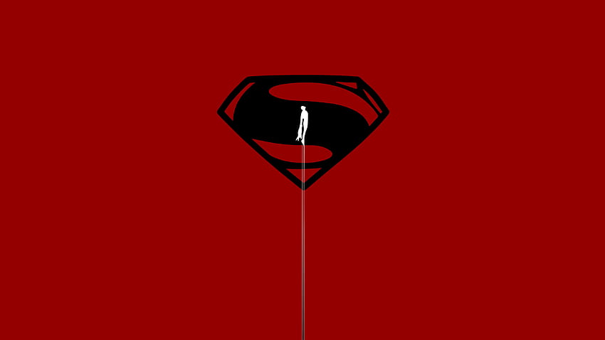 スーパーマン、ミニマル 高画質の壁紙