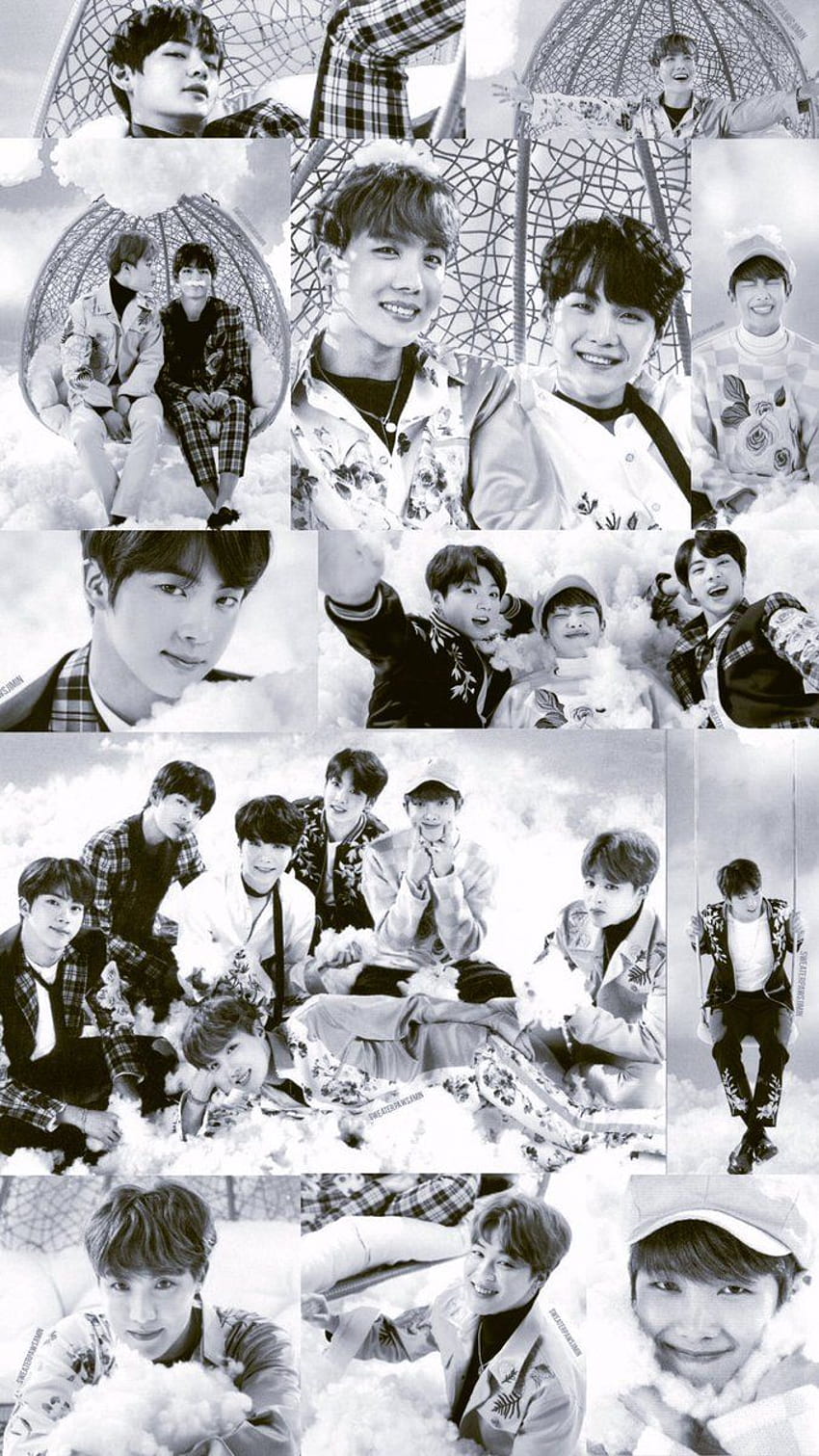 borahae, BTS Collage HD phone wallpaper