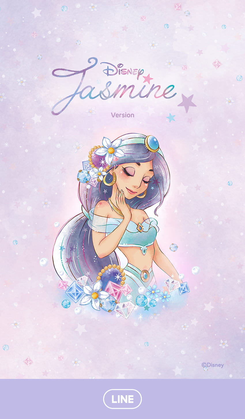jasmin, princesse et bijoux -, Disney Princess Jasmine Fond d'écran de téléphone HD