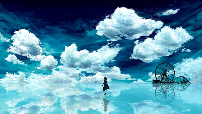Anime Clouds, Tokyo Ghoul Sky HD wallpaper