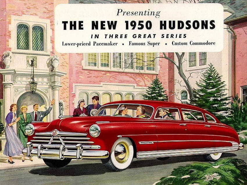 hudson 1950, retrò, hudson, vintage, automobili Sfondo HD
