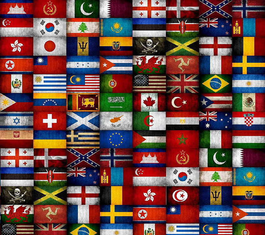 Flaggen der Welt HD-Hintergrundbild