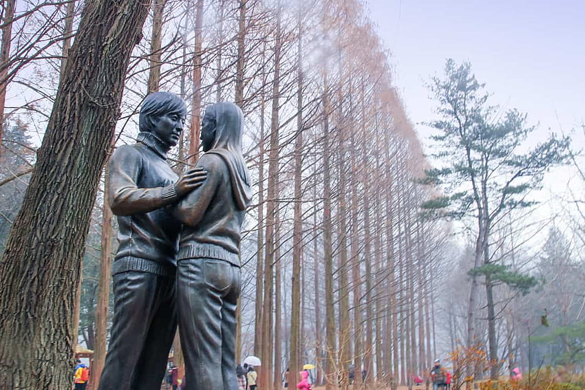 NAMI ISLAND TRAVEL GUIDE with Budget Itinerary. 貧しい旅人、南怡島韓国 高画質の壁紙