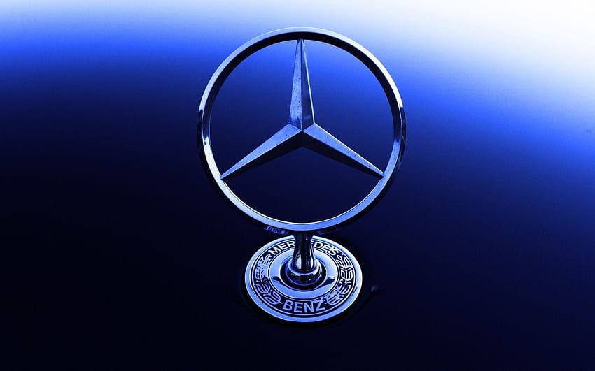 mercedes, logotipo y móvil, emblema de Mercedes fondo de pantalla