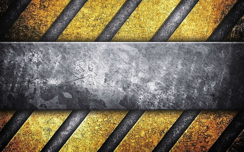steel plate, , caution strips, warning, Caution Tape HD wallpaper
