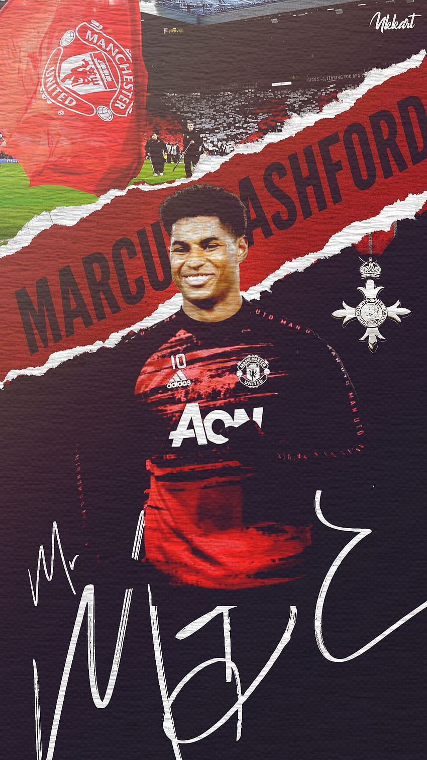 Manchester United 2021 Lockscreen by MKKART. Manchester united, Manchester united legends, Marcus rashford HD phone wallpaper