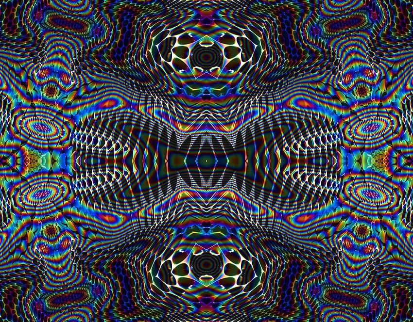 Psychedelic on, Trippy Dark HD wallpaper