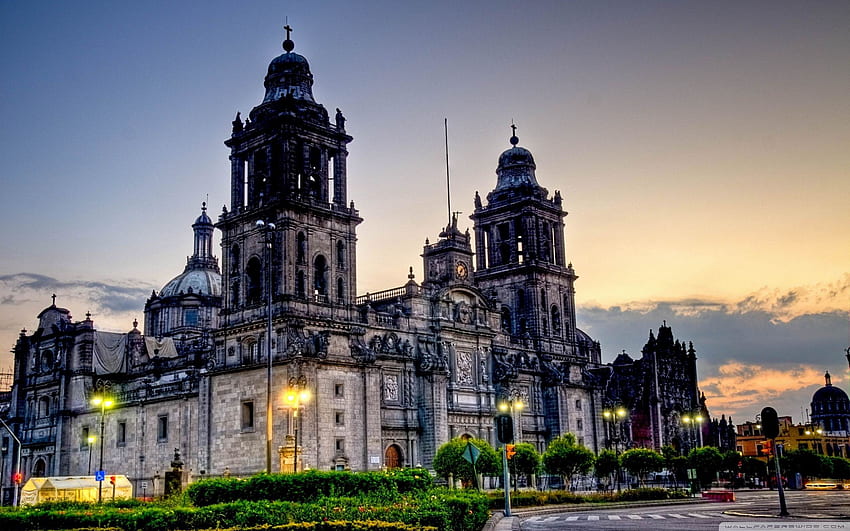 Mexico City Cathedral ❤ for Ultra TV, Mexican Art HD wallpaper