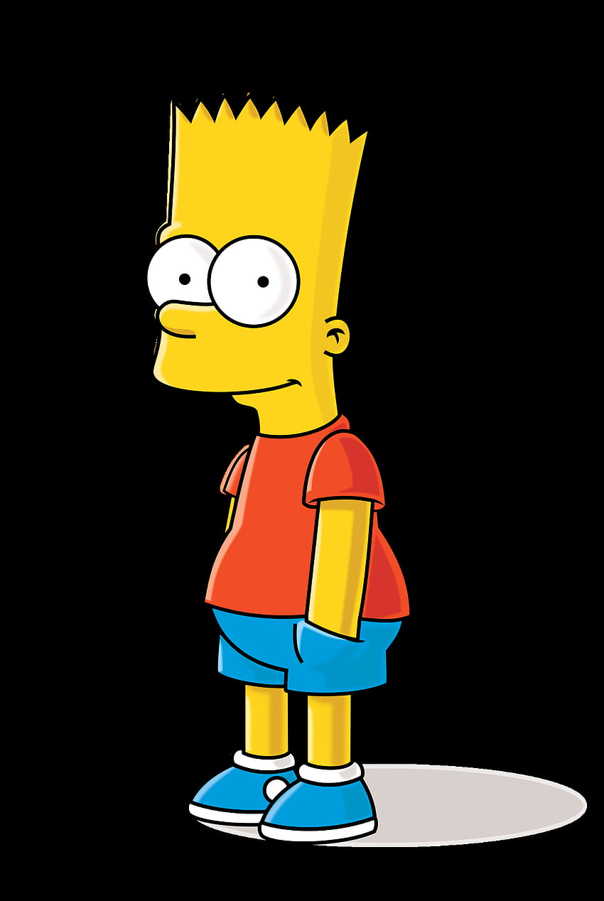 bart simpson . เดอะ ซิมป์สัน, ขาวดำ, วอลเปเปอร์ขำๆ, Black Bart Simpsons HD phone wallpaper