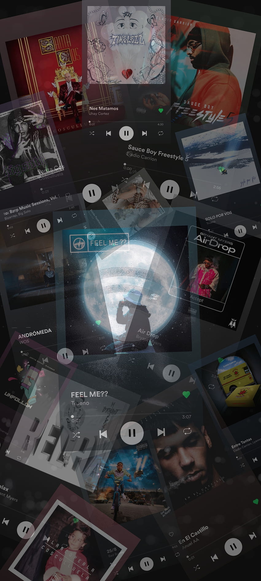 Lagu Spotify, multimedia, produk wallpaper ponsel HD