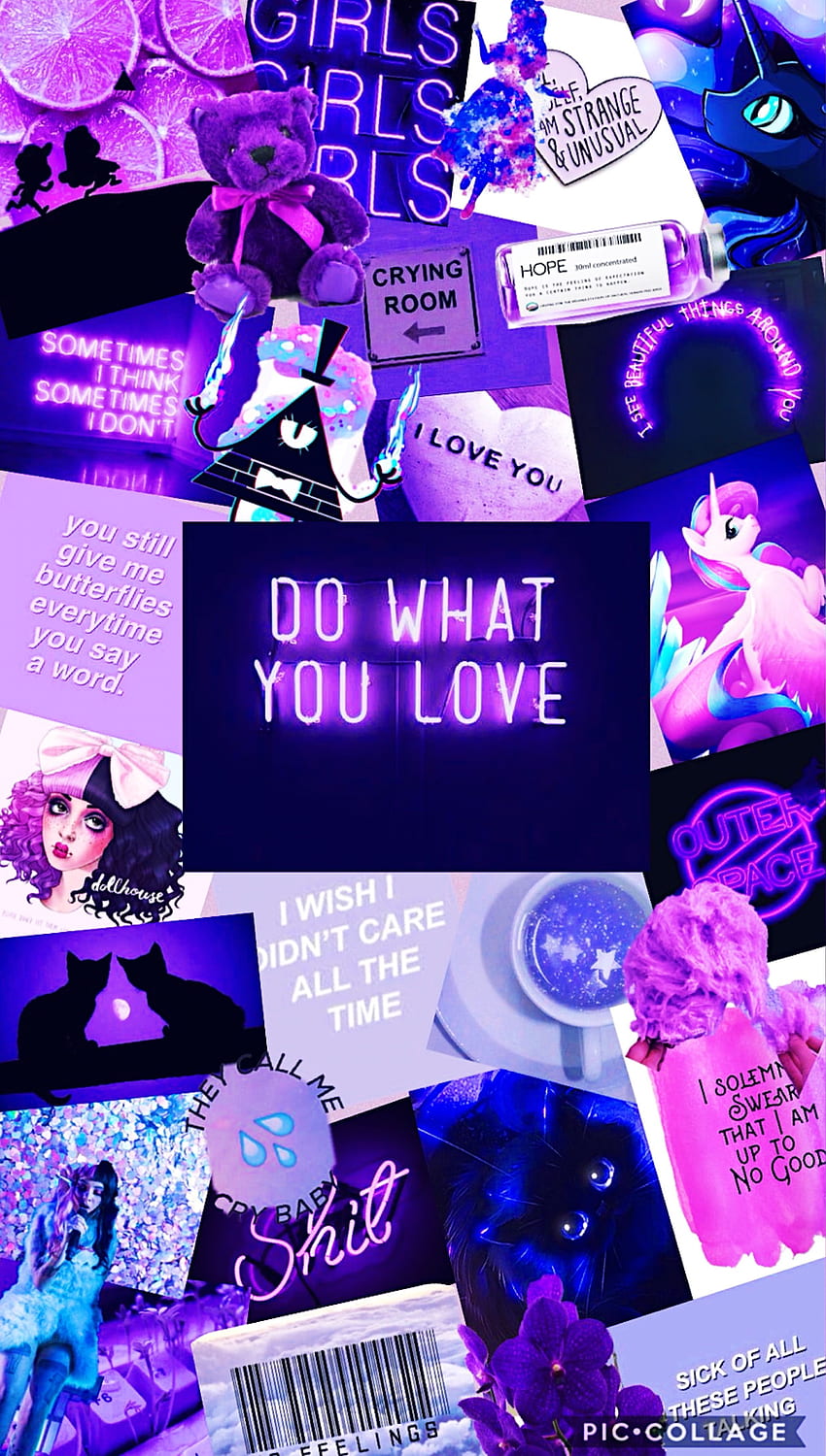 Cute Vsco, I Love You Cute Purple HD phone wallpaper