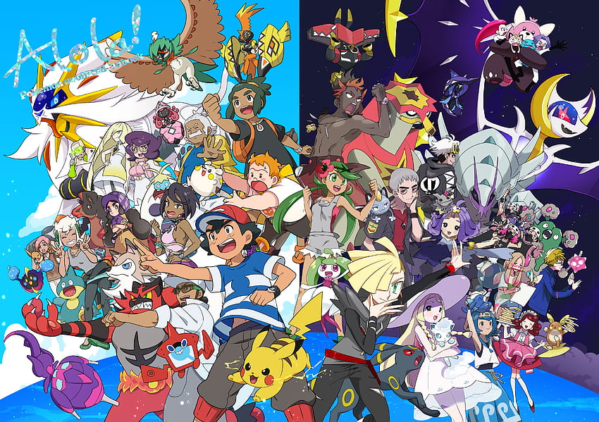 The best trio of Alola  Anime Pokemon Pokemon art