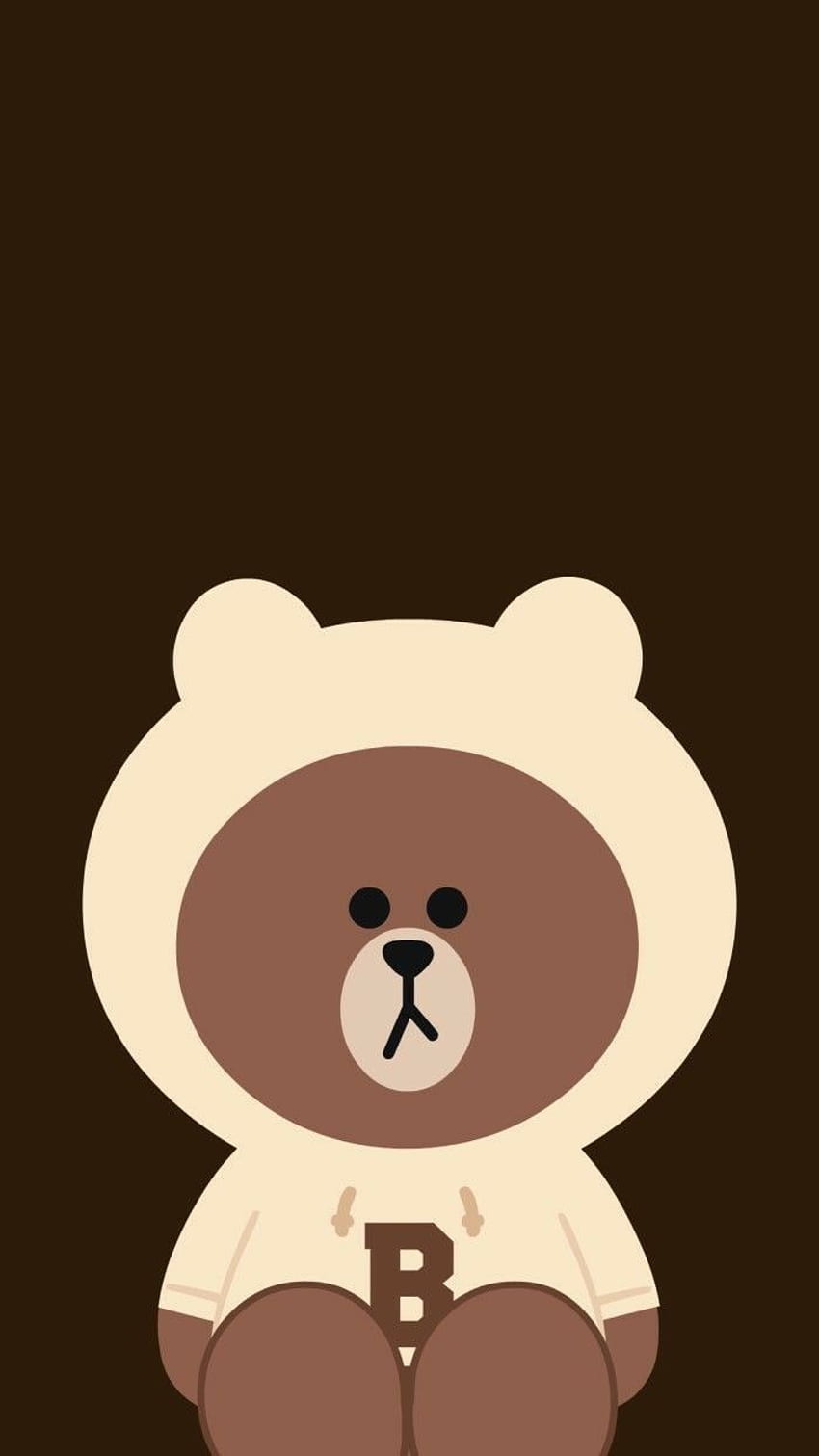 Kawaii Brown Bear - Novocom.top, Cute Brown Bear HD phone wallpaper