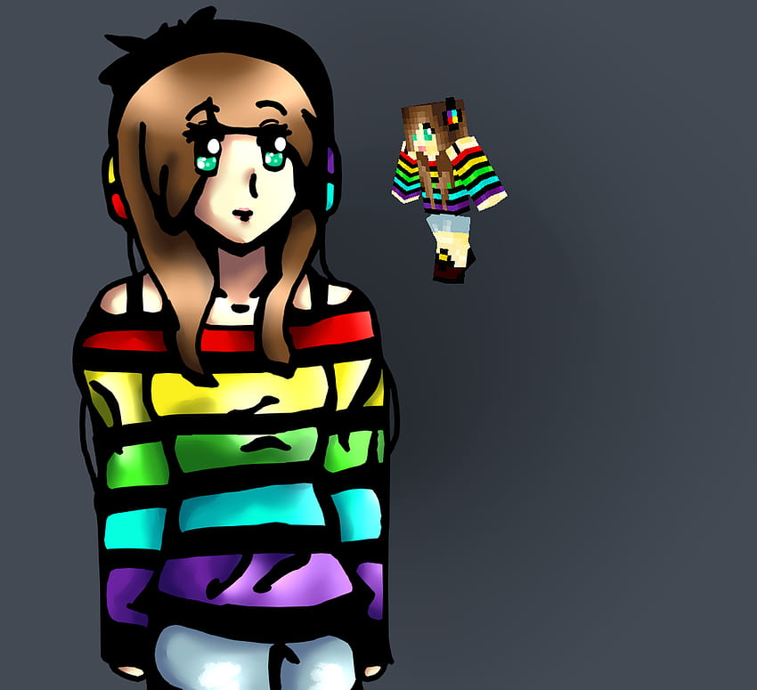 FatalHerobrineYT on Renders. Psycho girl, Minecraft , Minecraft