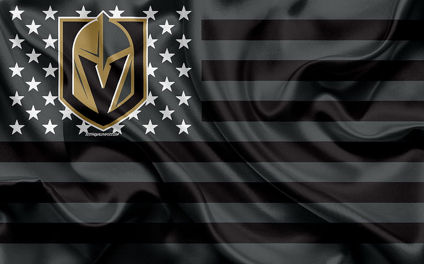 Vegas Golden Knights, amerikanischer Eishockeyklub HD-Hintergrundbild