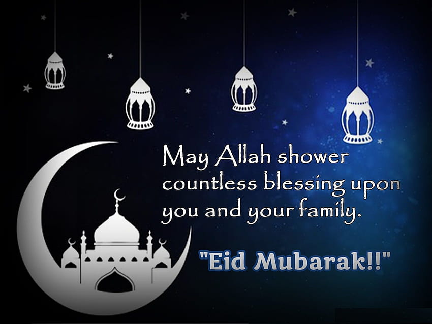 Eid ul Adha i karty. Eid mubarak życzy, Eid ul adha, Eid al-Adha Tapeta HD