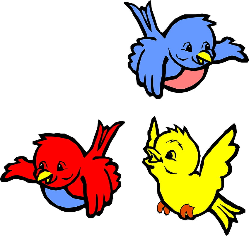 Animated Birds Clipart - Cute Birds - , Birds Cartoon HD  wallpaper | Pxfuel