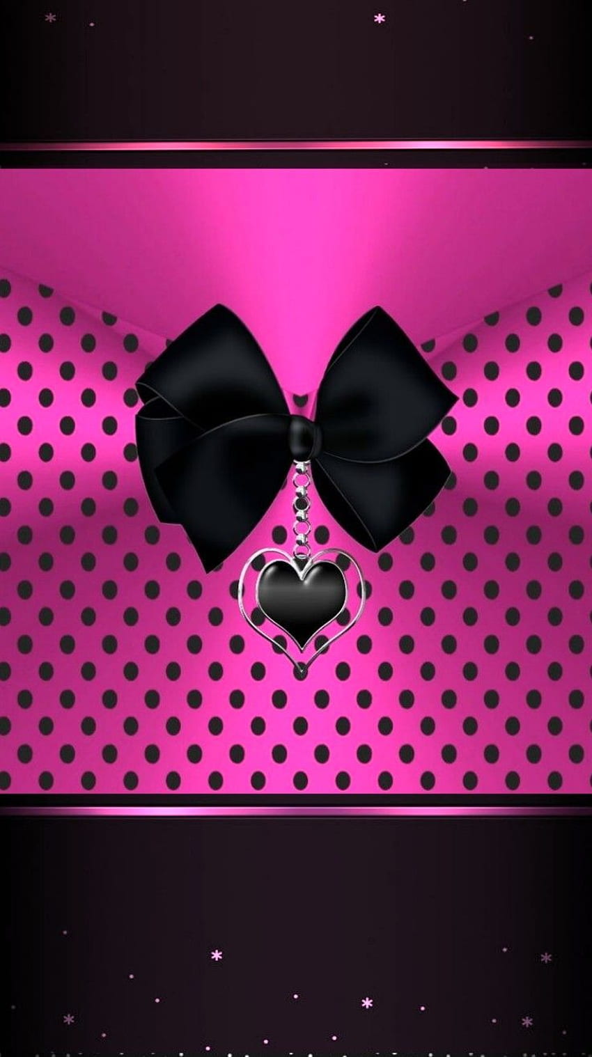 . By Artist Unknown. Bow , Pretty phone , Pink, Zen Pink HD phone wallpaper